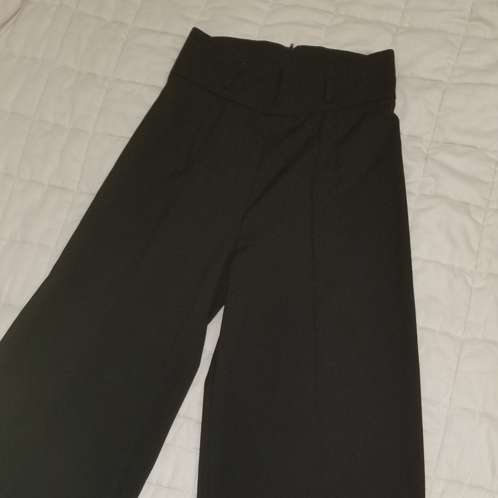 Stop Staring brand black high waist wide leg trousers, fits an extra small